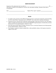 Form 25A-R763 Claim for Payment (Owner Retention of Dwelling) - Alaska, Page 3