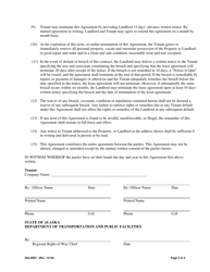 Form 25A-R951 &quot;Rental Agreement (Business Acquisition)&quot; - Alaska, Page 3