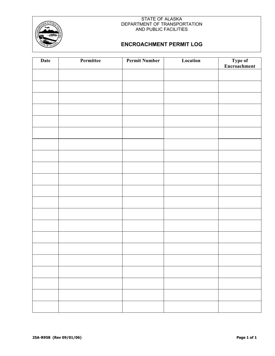 Form 25A-R958 - Fill Out, Sign Online and Download Printable PDF ...