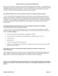 Form 25A-R960 Application/Renewal for Encroachment Permit (General) - Alaska, Page 2