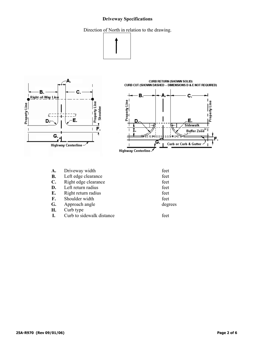 Form 25A-R970 Permit to Construct and Maintain a Driveway or Approach Road on Highway Right-Of-Way - Alaska, Page 2