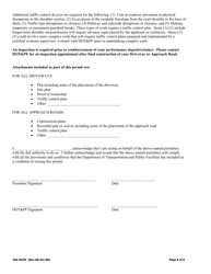 Form 25A-R970 Permit to Construct and Maintain a Driveway or Approach Road on Highway Right-Of-Way - Alaska, Page 6