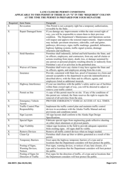 Form 25A-R973 Application for Lane Closure Permit - Alaska, Page 4