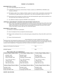 Form 25A-R972 Highway Event Permit - Alaska, Page 2