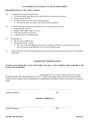 Form 25A-R985 Traveler Information Kiosk (Tik) Permit - Alaska, Page 2