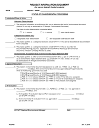 Regional Project Information Document (For Use on Federally Funded Projects) - Alaska, Page 2