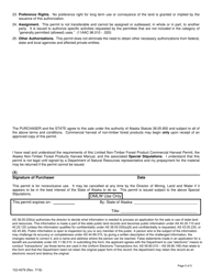 Form 102-4079 Limited Non-timber Forest Products Commercial Harvest Permit - Alaska, Page 5
