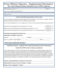 Nome Offshore Operator - Supplemental Information - Alaska, Page 2