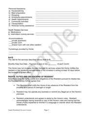 Sample Residential Services Contract - Alaska, Page 2