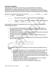 Sample Residential Services Contract - Alaska, Page 4