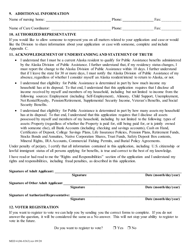Form MED4 Medicaid Application for Adults and Children With Long Term Care Needs - Alaska, Page 4