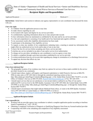 Document preview: Form UNI-07 Recipient Rights and Responsibilities - Alaska