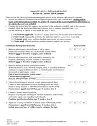 Form IDD-04 Developmental Disabilities (DD) Registration and Review - Alaska, Page 2