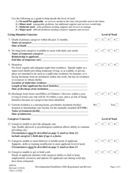 Form IDD-04 Developmental Disabilities (DD) Registration and Review - Alaska, Page 3