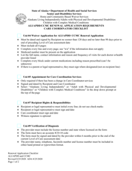 Document preview: Ali/Apdd/Ccmc Renewal Application Requirements Care Coordinator Checklist - Alaska