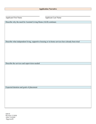 Form GR-02 Renewal Application for General Relief Assisted Living Care - Alaska, Page 4