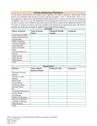 Form GR-01 Application for General Relief for Assisted Living Home Care Benefits - Alaska, Page 6