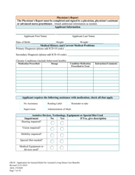 Form GR-01 Application for General Relief for Assisted Living Home Care Benefits - Alaska, Page 7