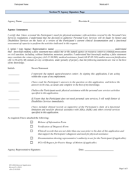 Form PCA-08A Personal Care Services Renewal Application - Alaska, Page 5