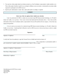Form Tele-02A Consent for Idd Teleassessment - Alaska, Page 2