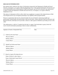 Form CC48 Application for Alaska Inclusive Child Care - Alaska, Page 2