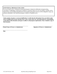 Form CC12 Child Care Provider Rates and Responsibilities - Alaska, Page 4