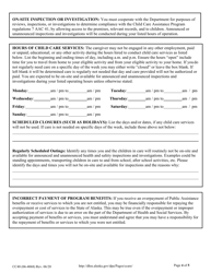 Form CC40 In-home Child Care Application - Alaska, Page 4