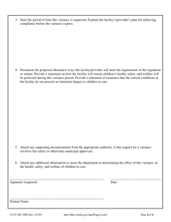 Form CC25 General Variance Application - Alaska, Page 4