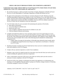Form CC30 Child Care Grant Program Application - Alaska, Page 3