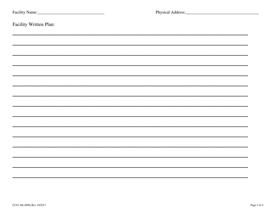 Form CC67 Get out Alive - Disaster Preparedness and Emergency Evacuation Plan - Alaska, Page 3
