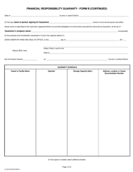 Form B Financial Responsibility Guaranty - Alaska, Page 2