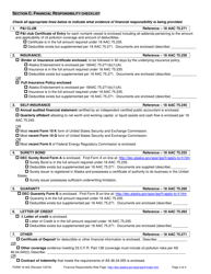 Form 18-303 Nontank Vessel and Railroad Financial Responsibility Application and Checklist - Alaska, Page 4