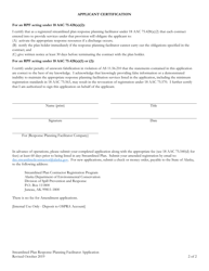 Response Planning Facilitator Application - Alaska, Page 2