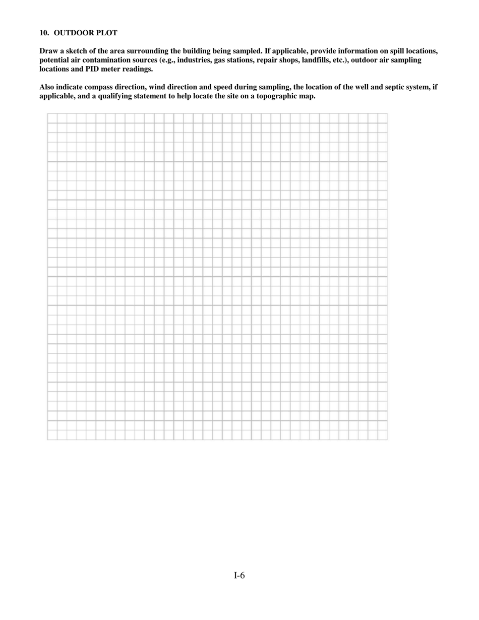 Appendix I Building Inventory and Indoor Air Sampling Questionnaire - Alaska, Page 8