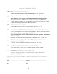 Attachment A Landfarming Checklist - Alaska, Page 6