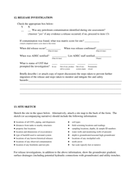 Form 18-0508 Appendix B Adec Storage Tank Program Site Assessment &amp; Release Investigation Summary Form - Alaska, Page 7