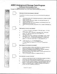 Form 18-0509 Preliminary Risk Evaluation Form - Alaska, Page 3