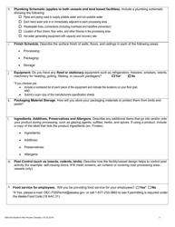 Form SEA-003 Seafood Plan Review Checklist - Alaska, Page 3