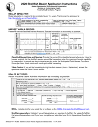 Instructions for Form SHELL-016-ADEC Shellfish Dealer Application - Alaska, Page 3