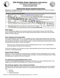 Instructions for Form SHELL-016-ADEC Shellfish Dealer Application - Alaska, Page 5