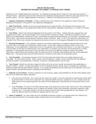 FDIC Form 6200/09 Application for Consent to Exercise Trust Powers, Page 3