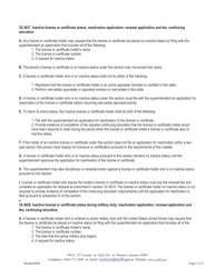 Application for Inactive Status or Reactivation of Real Property Appraiser License or Certification - Arizona, Page 2