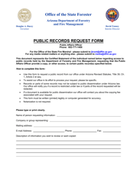 Form DFFM SOG1802 Public Records Request Form - Arizona, Page 5