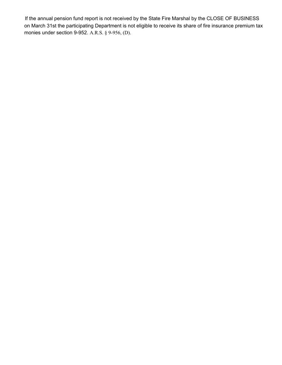 Report of Volunteer Fire Fighters Relief and Pension Fund - Arizona, Page 3