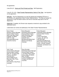 Instructions for Form FM104 Arizona State Foresters Cooperative Fire Rate Agreement - Arizona, Page 3