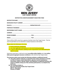 Document preview: Instructor Acknowledgement Signature Form - Arizona