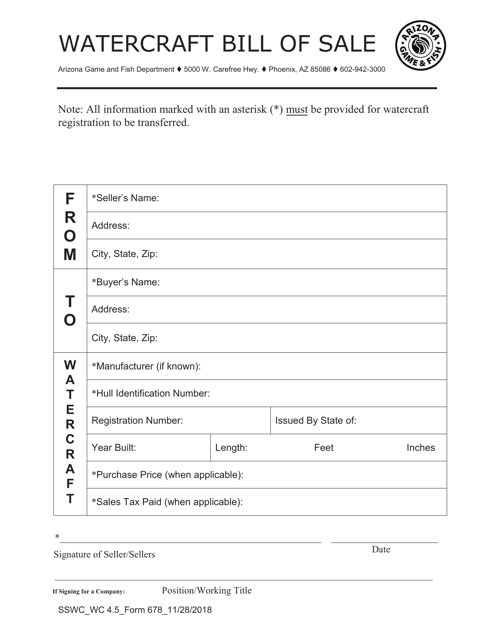 Form 678 Printable Pdf