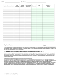 Form 2720-A Zoo License Application - Arizona, Page 3