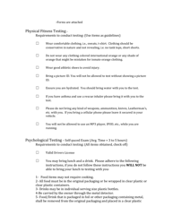 Applicant Testing Checklist - Arizona, Page 2