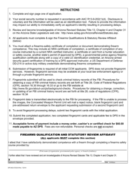 Form DPS802-07202-F Ccw Permit Application - Arizona, Page 4
